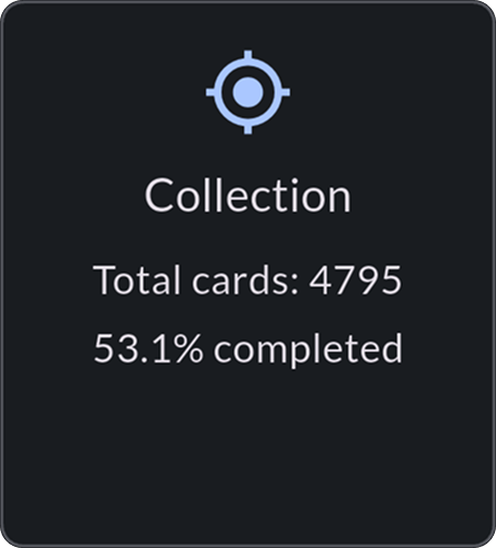 Floating card