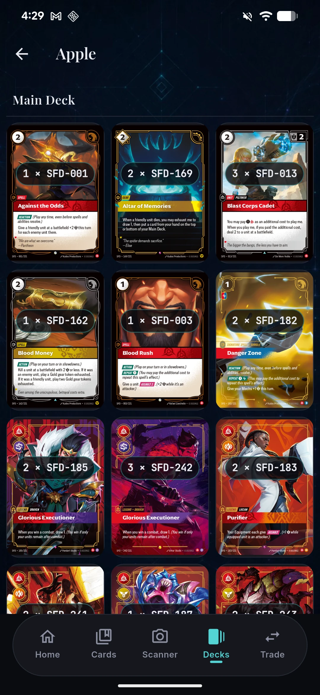 Missing cards — Riftbound