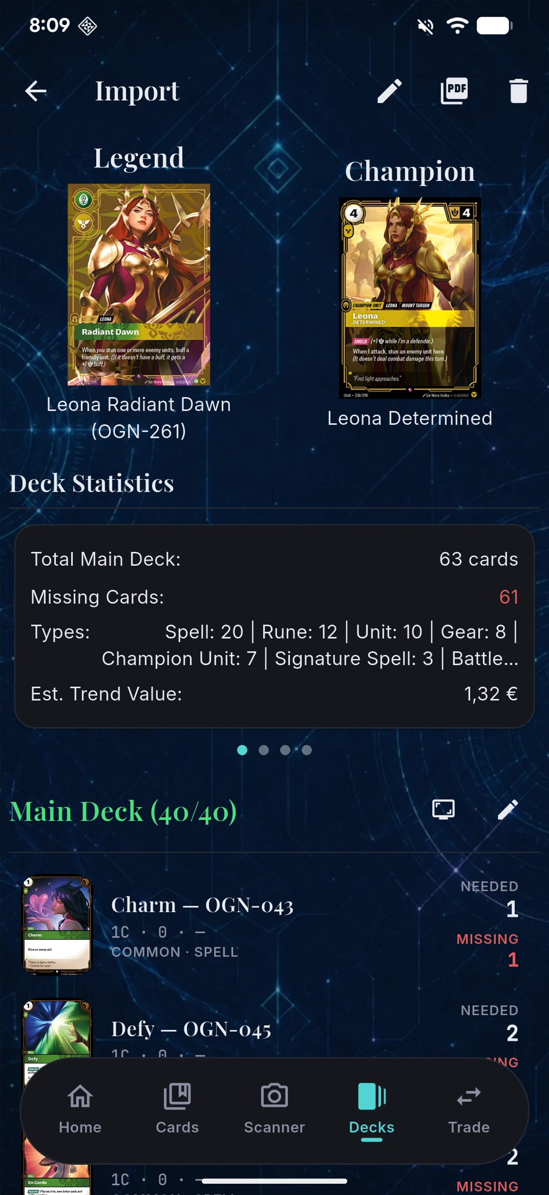 Decklist breakdown — Riftbound